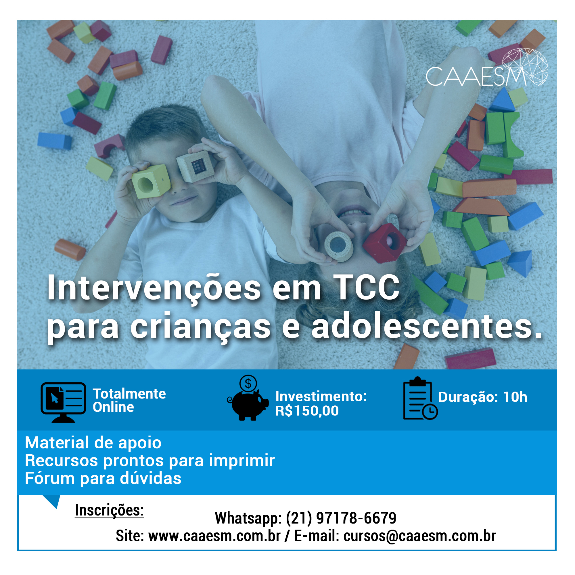 Intervenções em TCC para crianças e adolescentes