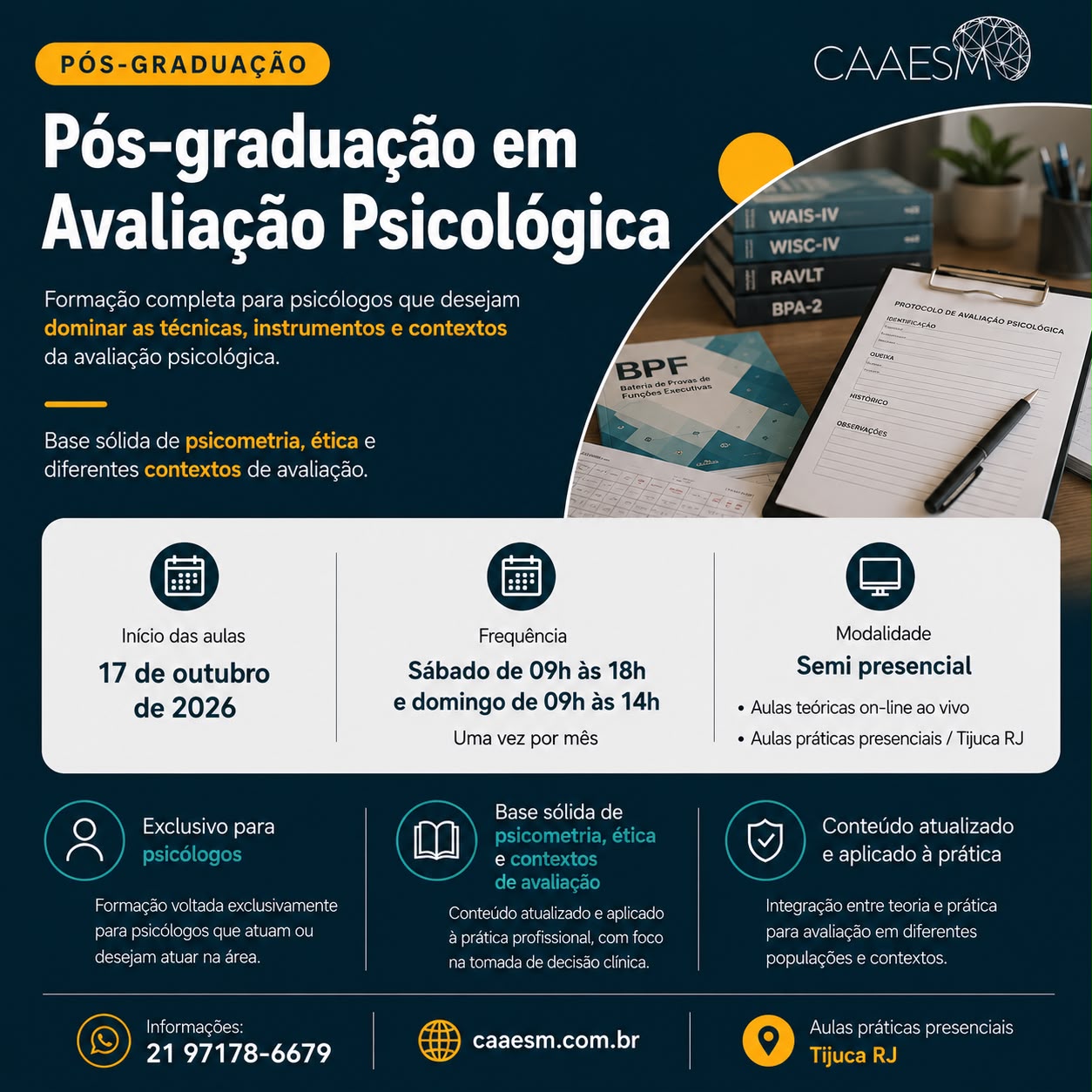 Pós Graduação em Avaliação Psicológica