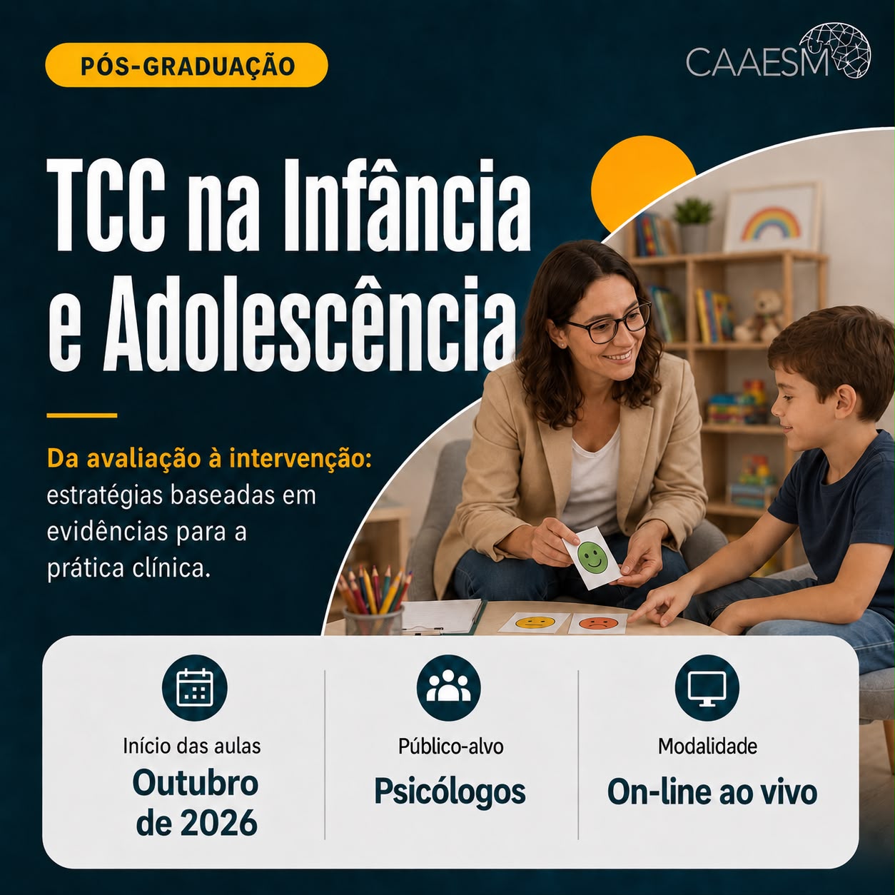 Pós -Graduação em TCC na Infância e Adolescência