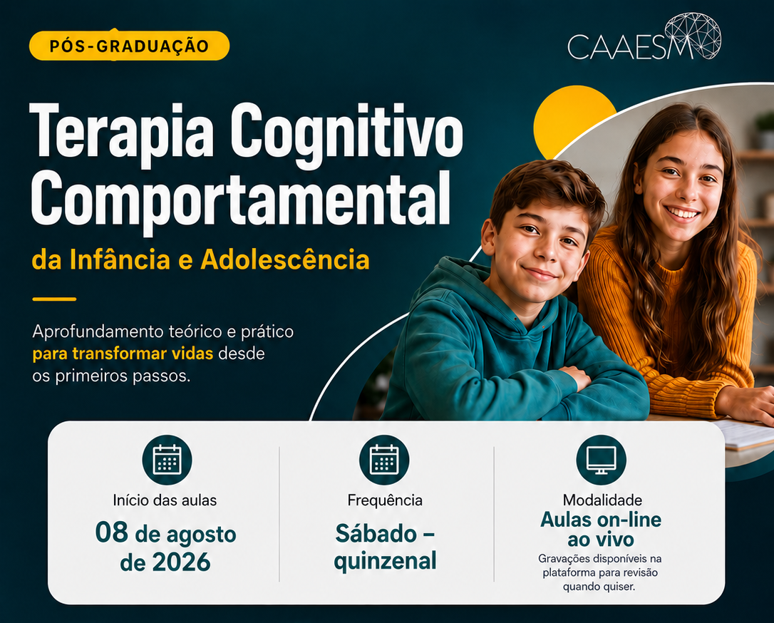 Pós -Graduação em TCC na Infância e Adolescência