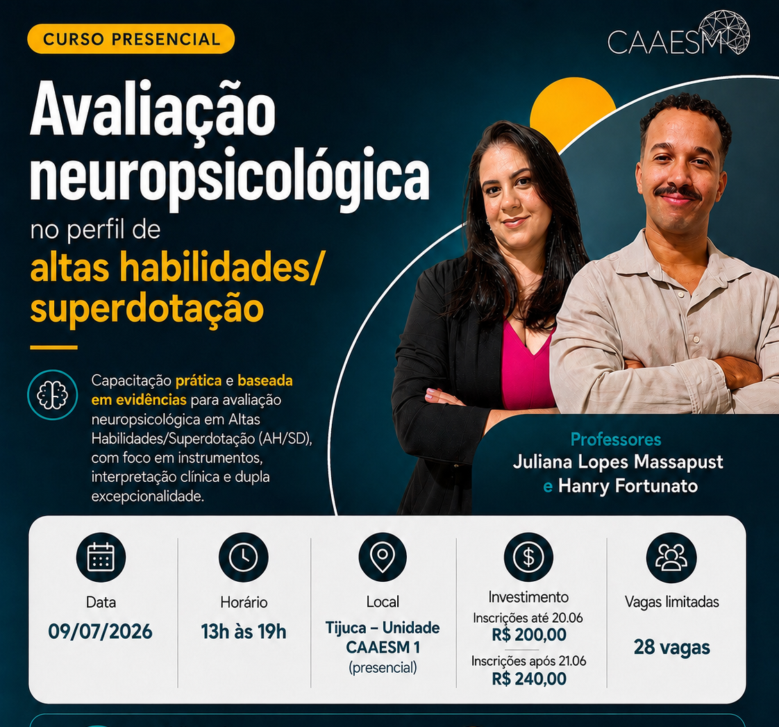 Avaliação neuropsicológica no perfil de altas habilidades/superdotação