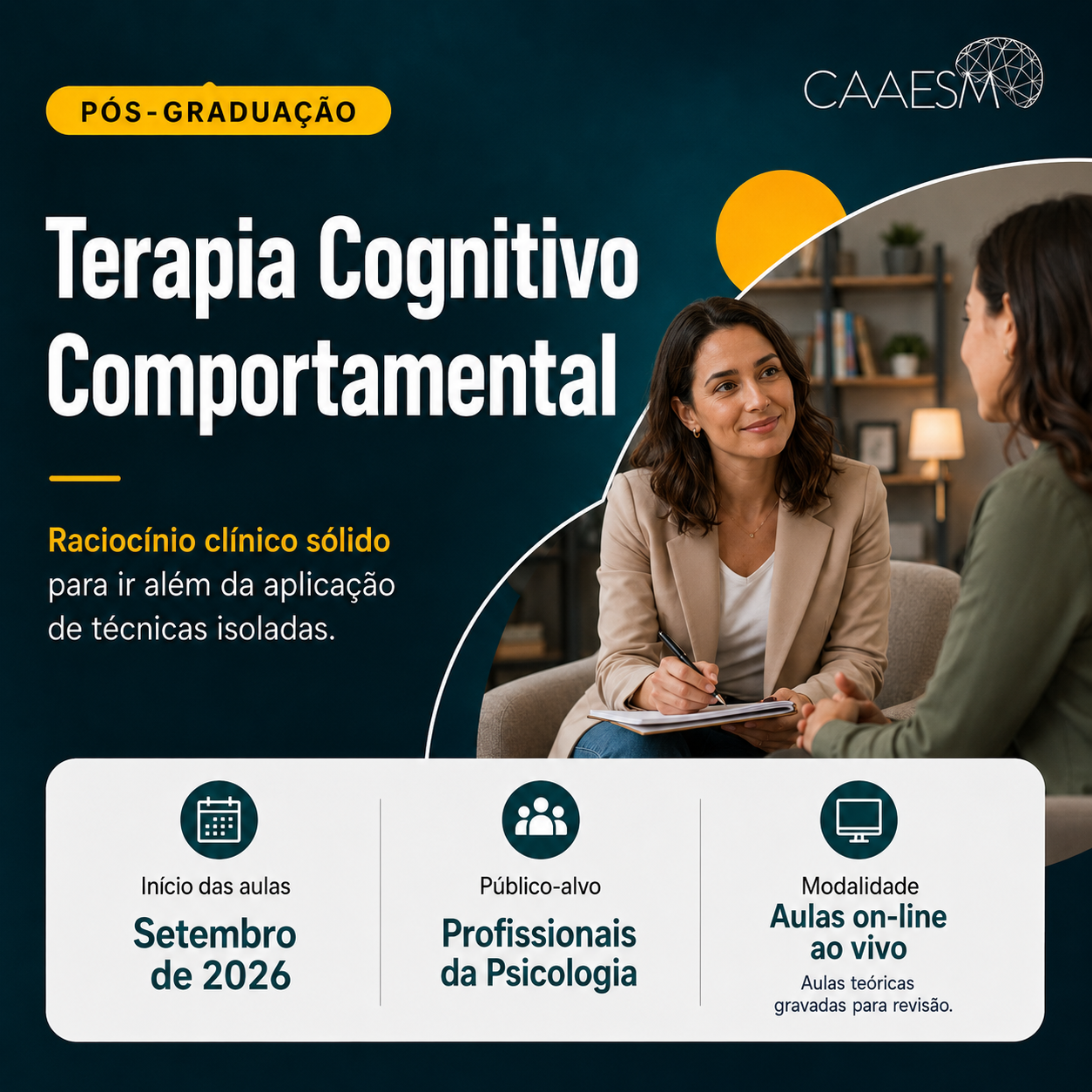 Pós-Graduação em Terapia Cognitivo-Comportamental