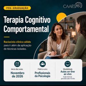 Pós-Graduação em Terapia Cognitivo-Comportamental