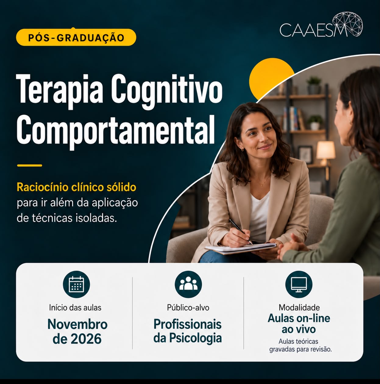 Pós-Graduação em Terapia Cognitivo-Comportamental