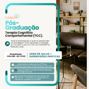 Pós-Graduação em Terapia Cognitivo-Comportamental